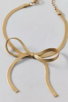 Draped Bow Chain Anklet
