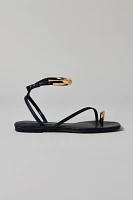 Steve Madden Odyssey Flat Leather Sandal