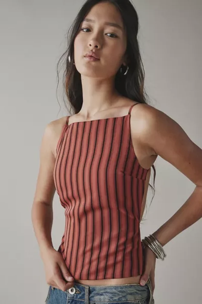 Lioness Horizon Tie Open-Back Vest Top