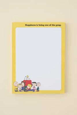 PIPSTICKS Peanuts One Of The Gang Notepad