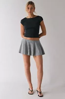 ReMADE By UO Remnants Striped Mini Skirt