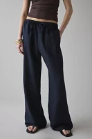 Lioness Idyllic Linen-Cotton Blend Low-Rise Straight Leg Pant