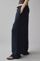 Lioness Idyllic Linen-Cotton Blend Low-Rise Straight Leg Pant