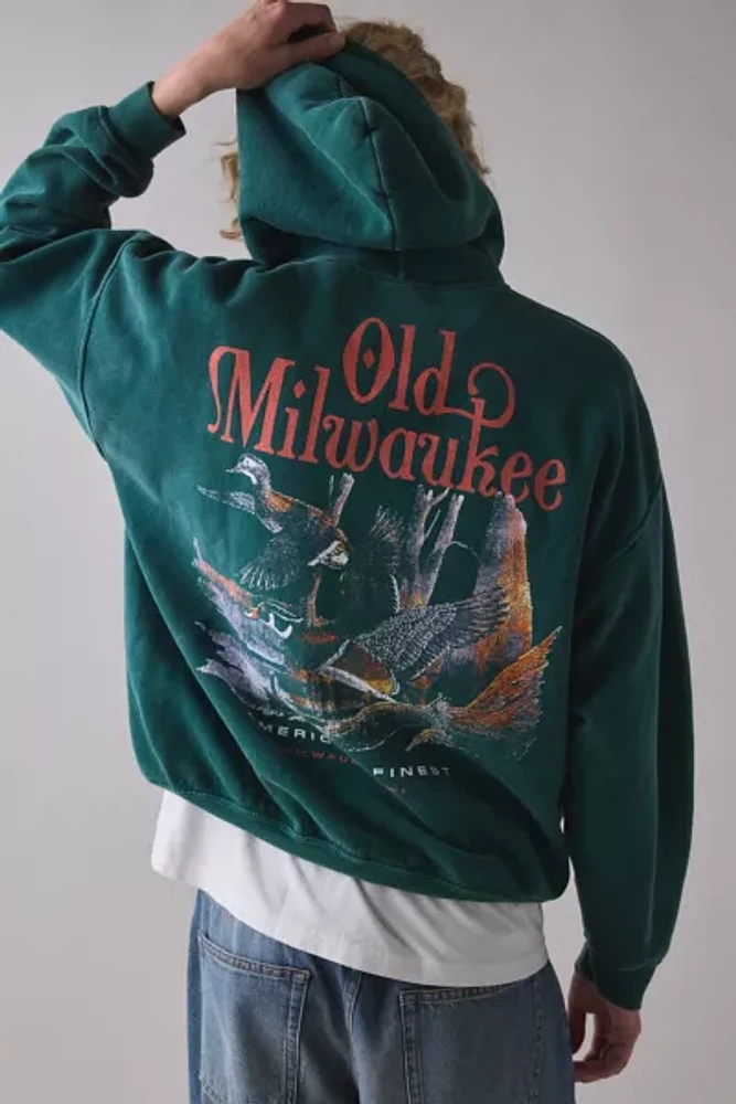 Old Milwaukee Duck Graphic Hoodie Sweatshirt