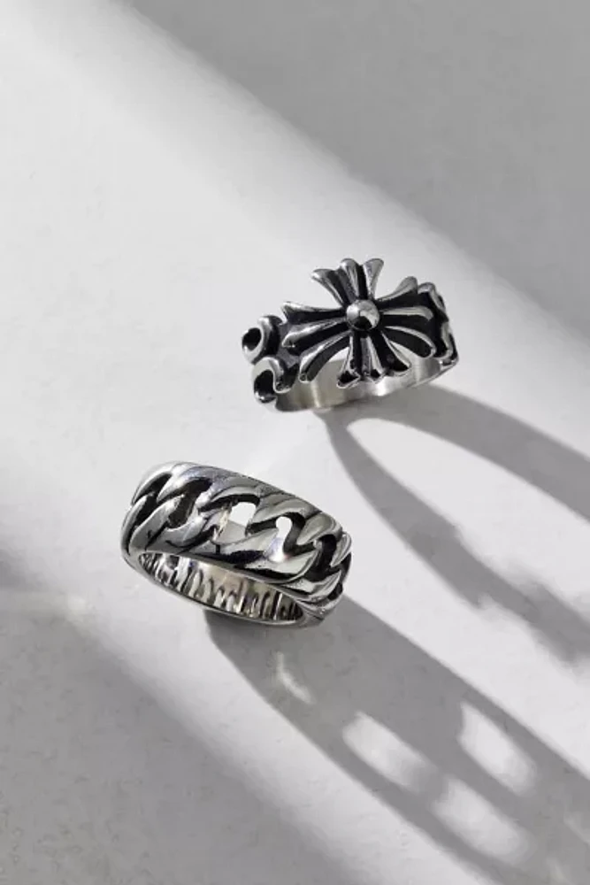 Percy Stainless Steel Ring Set