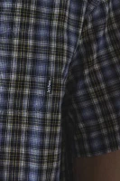 iets frans... Check Quarter Zip Short Sleeve Shirt