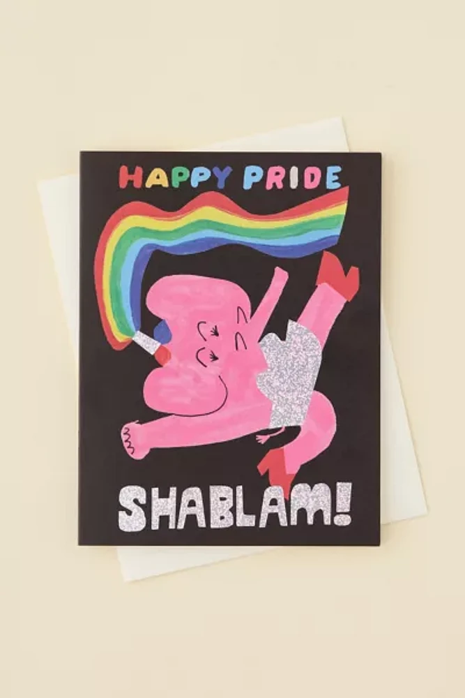 Red Cap Cards Shablam Greeting Card