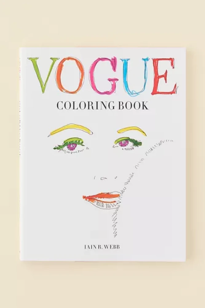 Vogue Coloring Book By Iain R. Webb