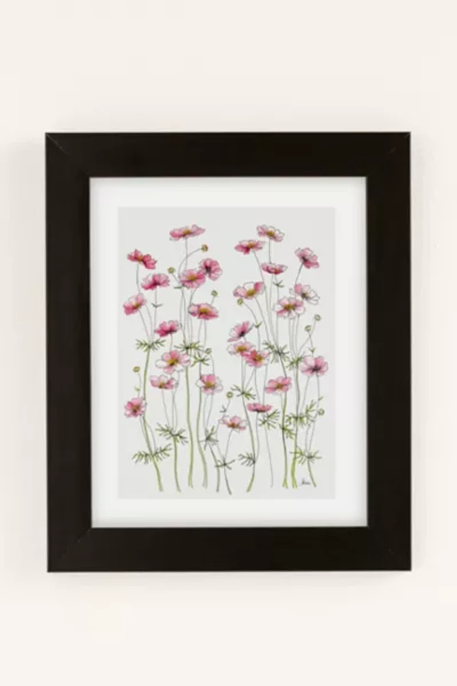 Jessica Hanselmann Pink Cosmos Art Print