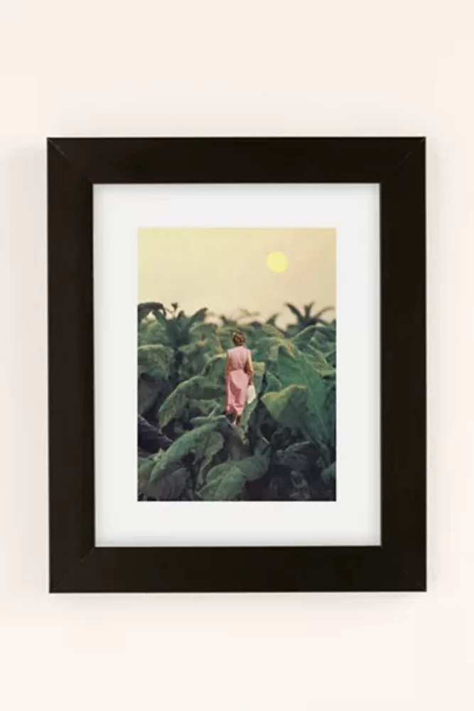 Sarah Eisenlohr Walking Into Leaves Art Print