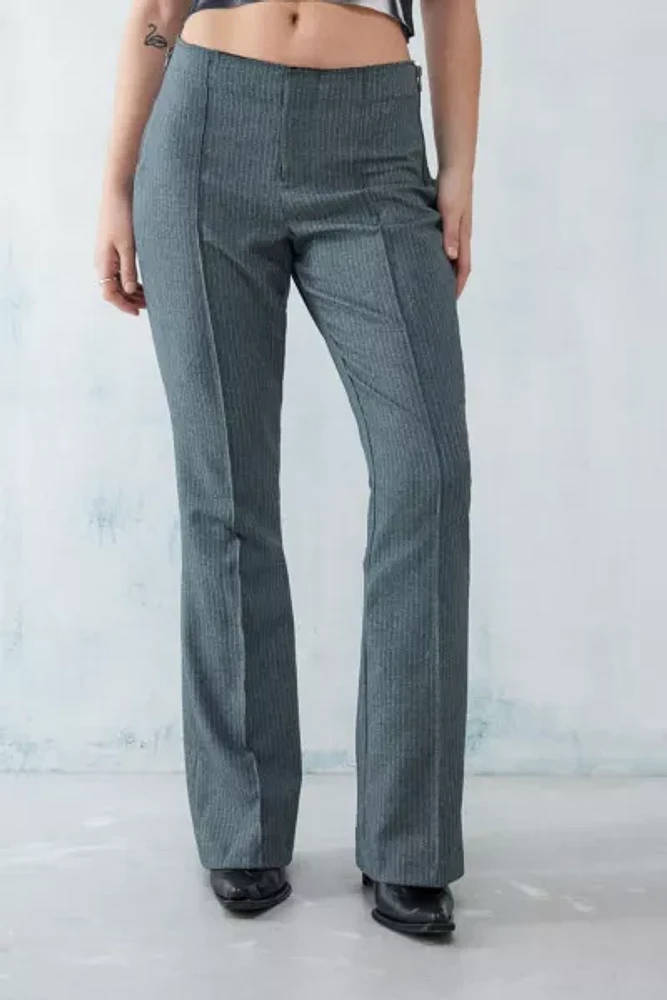 UO Lara Pinstripe Lace-Up Trouser Pant