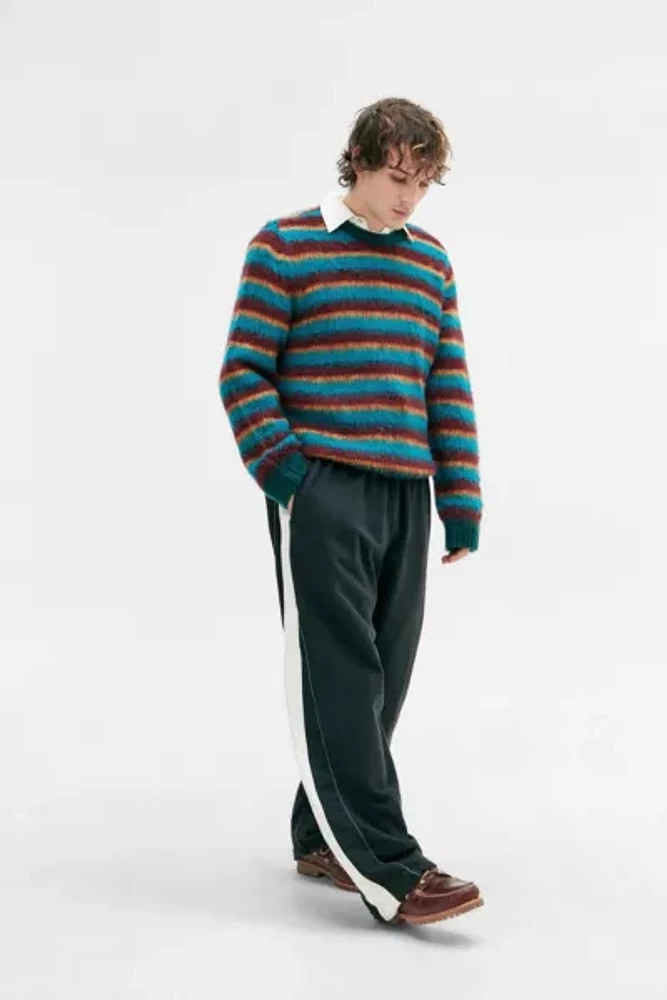 iets frans... Black Panelled Harri Baggy Jogger Pant