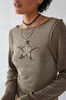 BDG Applique Star Mini Dress