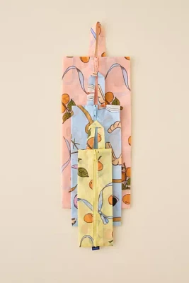 BAGGU 3D Zip Pouch Set
