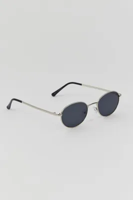 Walker Metal Oval Sunglasses