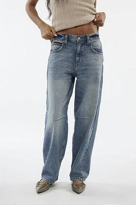 BDG Logan Buckle Baggy Barrel Jean