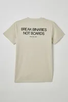 Peau De Loup X Skate Like A Girl UO Exclusive Breaking Binaries Tee
