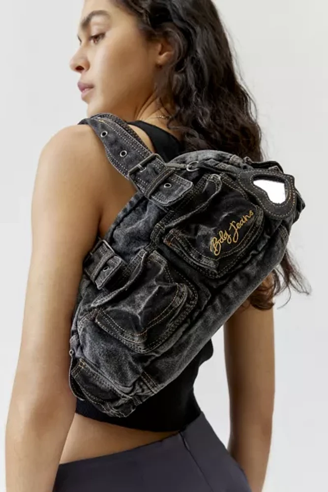 BDG Denim Duffle Shoulder Bag