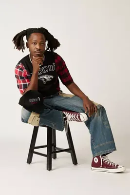 UO Summer Class ’22 X ReMADE By Exclusive North Carolina Central University Split Tee