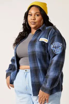 UO Summer Class ’22 X ReMADE By Exclusive North Carolina A&T State University Flannel Shirt