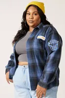 UO Summer Class ’22 X ReMADE By Exclusive North Carolina A&T State University Flannel Shirt