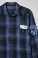 UO Summer Class ’22 X ReMADE By Exclusive North Carolina A&T State University Flannel Shirt