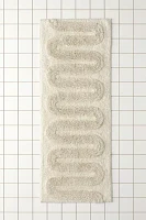 Looped Squiggle Runner Tufted Bath Mat