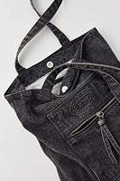 BDG Logo Washed Denim Tote Bag