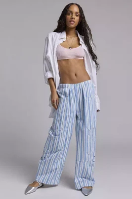 BDG Charlie Printed Wide-Leg Pant