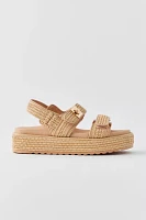 Steve Madden Bigmona Raffia Platform Sandal