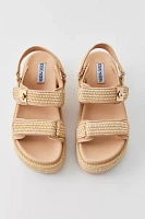 Steve Madden Bigmona Raffia Platform Sandal