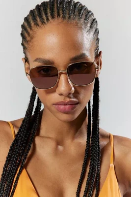 UO Essential Metal Square Sunglasses
