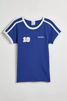 iets frans... Soccer Stripe Ringer Baby Tee
