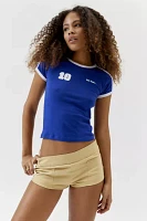 iets frans... Soccer Stripe Ringer Baby Tee