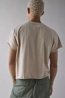 ReMADE By UO Boxy Cropped Raw Cut Tee