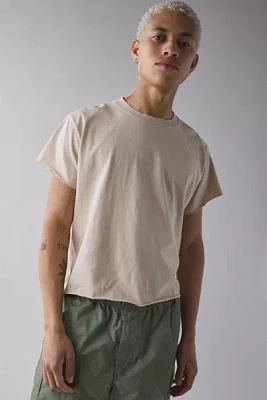 ReMADE By UO Boxy Cropped Raw Cut Tee