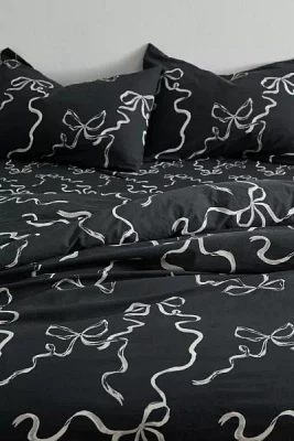 Painted Bows Duvet Cover Set