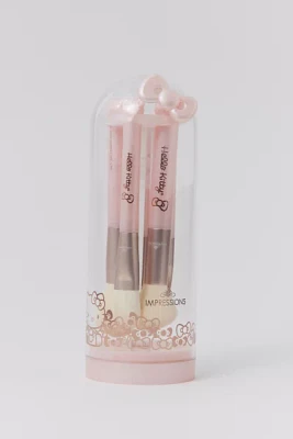 Impressions Vanity Co. Sanrio Hello Kitty Kawaii Icon 6-Piece Makeup Brush Set