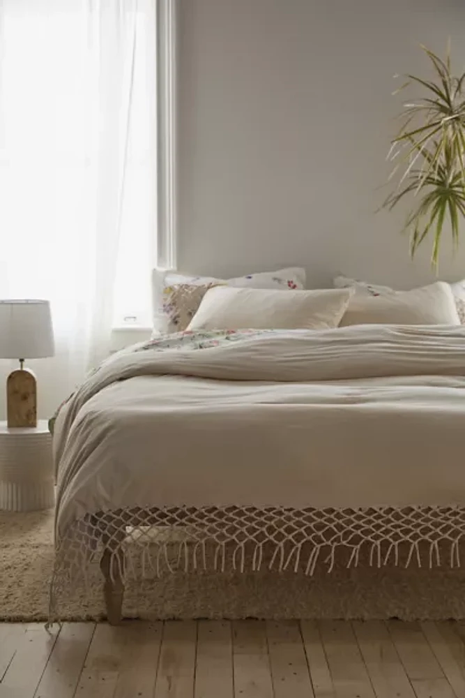Festival Jersey Fringe Duvet Cover