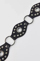 UO Studded Leather Tie Belt
