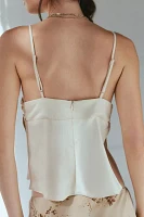Silence + Noise Frannie Satin Flyaway Cami