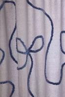 Wild Bows Tufted Shower Curtain
