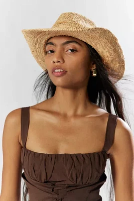 Millie Woven Raffia Cowboy Hat