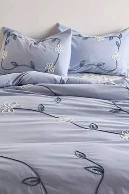 Falling Vines Floral Duvet Cover