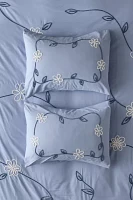 Falling Vines Floral Sham Set