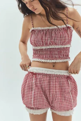 Out From Under Mimi Gingham Short