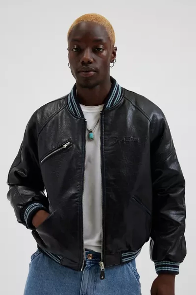 iets frans… Avery Embroidered Varsity Jacket
