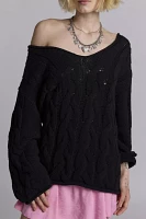 BDG Skylar Oversized Cable Knit Sweater