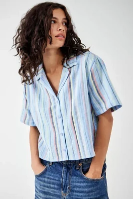 BDG Sunshine Stripe Crop Shirt