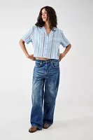 BDG Sunshine Stripe Crop Shirt